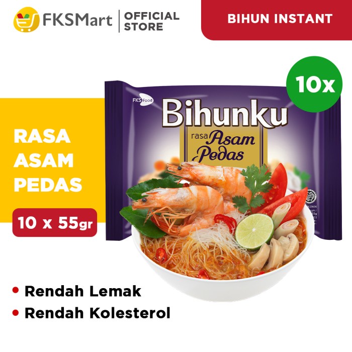 

PROMO Bihunku Asam Pedas Paket Isi 10