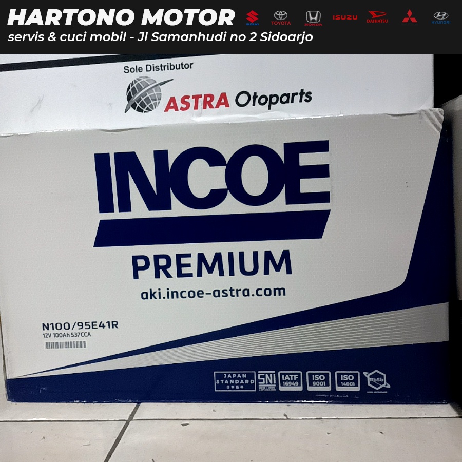 INCOE AKI ACCU INCOE N-100 UNIVERSAL N-100