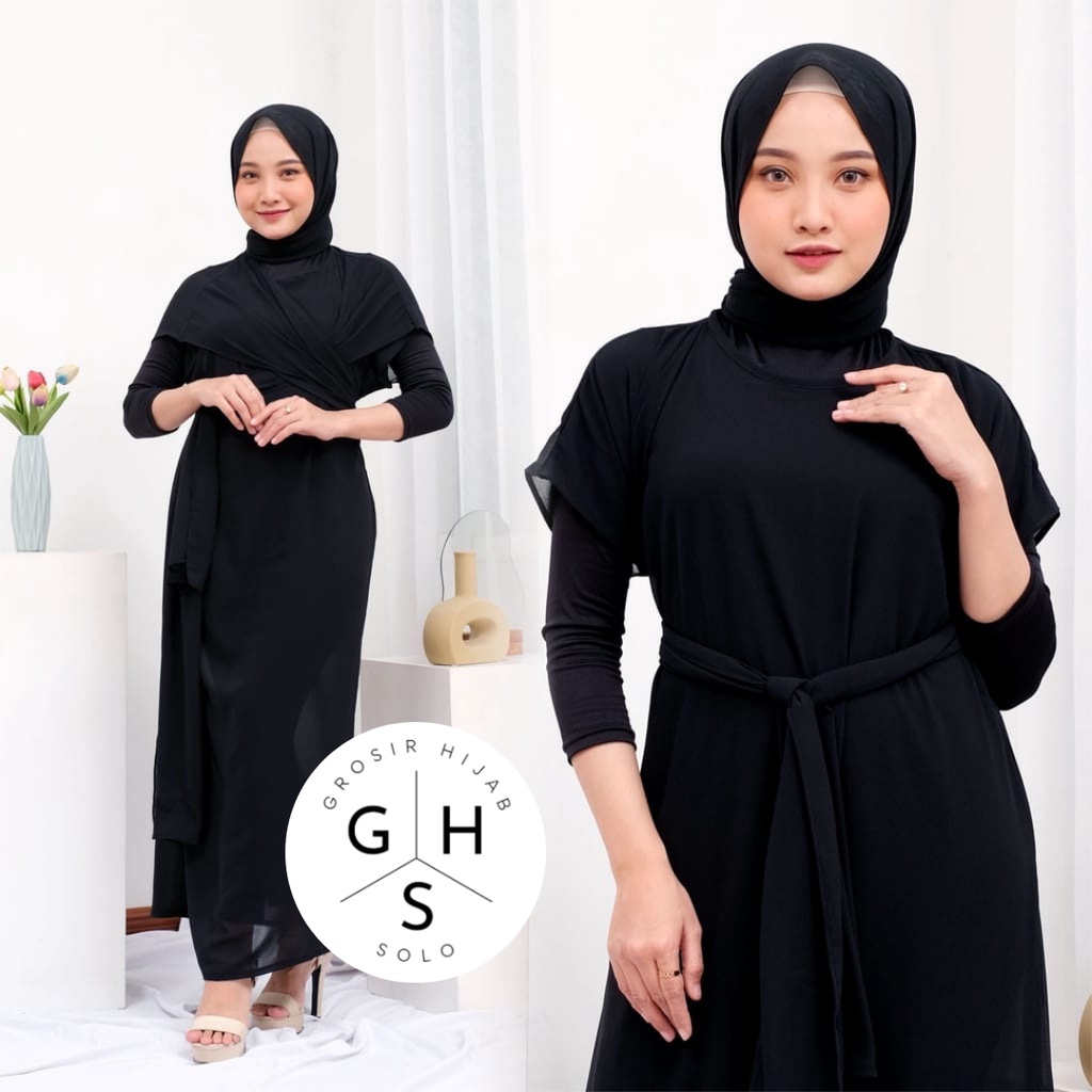 (DBY) GAMIS CIERA OVERSIZE ATASAN WANITA LONG DRESS CERUTI PREMIUM