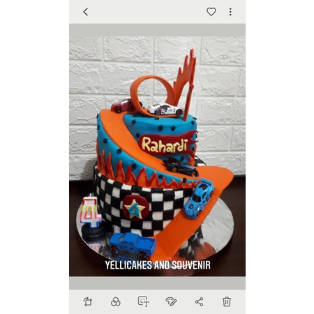 

Birthday Cake Tingkat Hotwheel