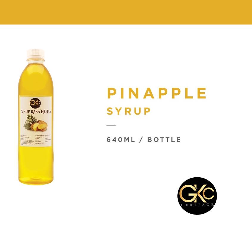 

SALE!!Sirup Nanas / Pineapple Syrup Minuman GKC Heritage 640 ml (Import Quality)|SQ2