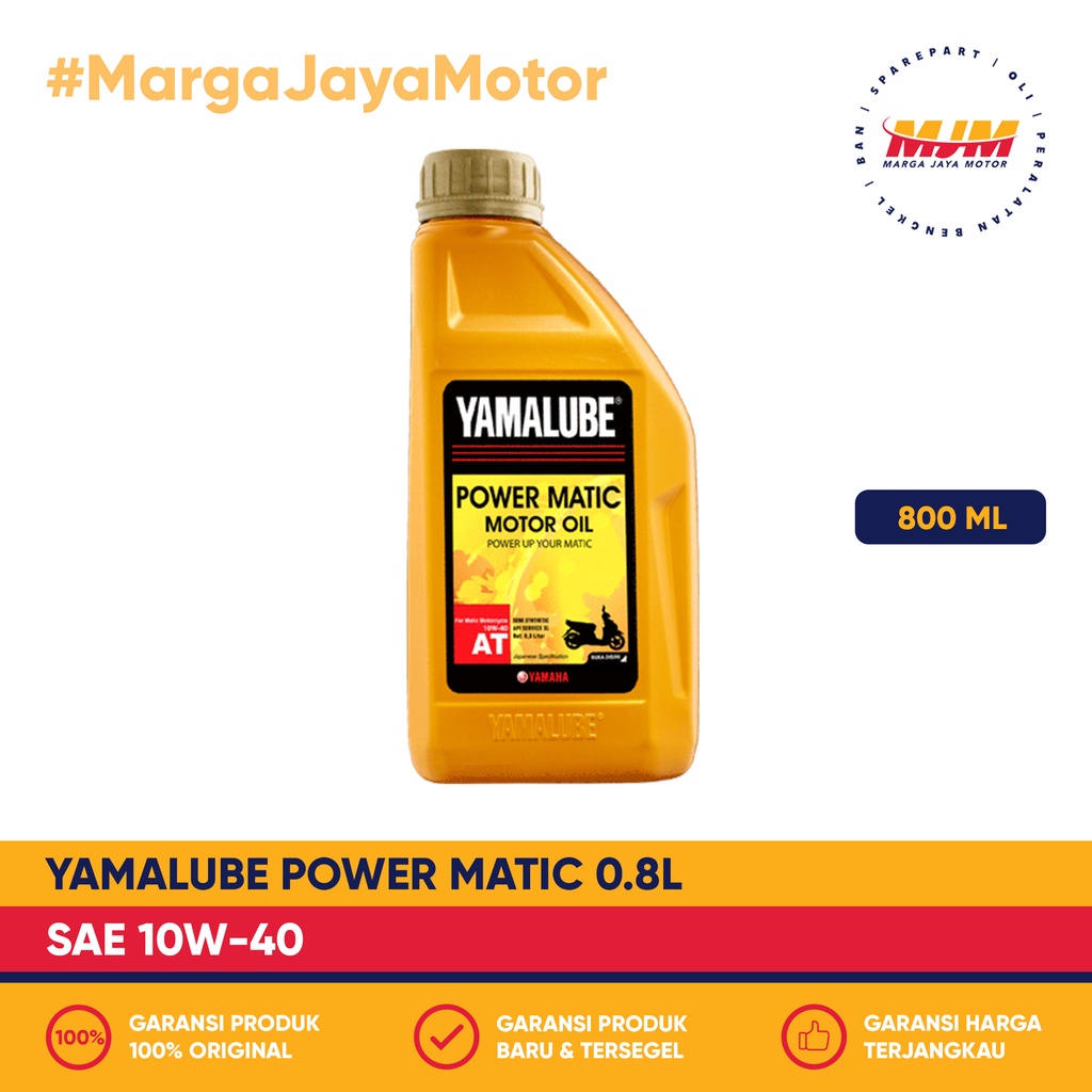 Yamalube Power Matic 10W/40 800ml Yamaha Oil 0.8L