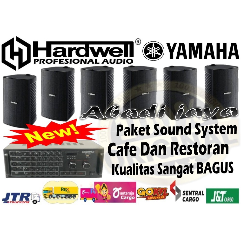 paket sound system cafe restoran yamaha vs6 6bh hardwell rv3000