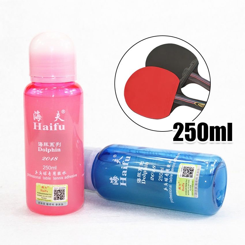 250ml Haifu Speed Glue Lem Karet Bet Pingpong Tenis Meja Pingpong Rubber Glue / Lem Karet Pingpong /