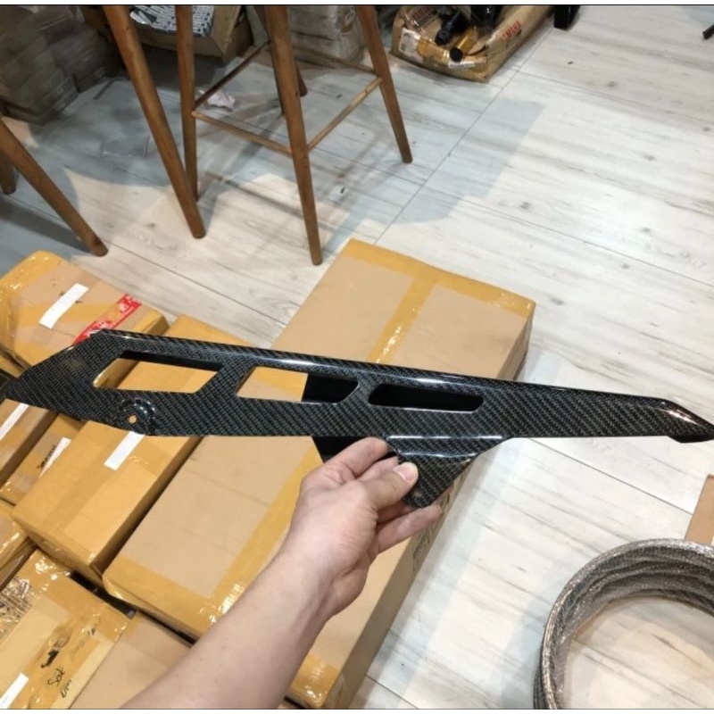 Cover Tutup Rantai Ninja RR Part Original Carbon Kevlar Ninja R RR S