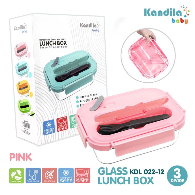 Kandila Glass Lunch Box KDL 022-12
