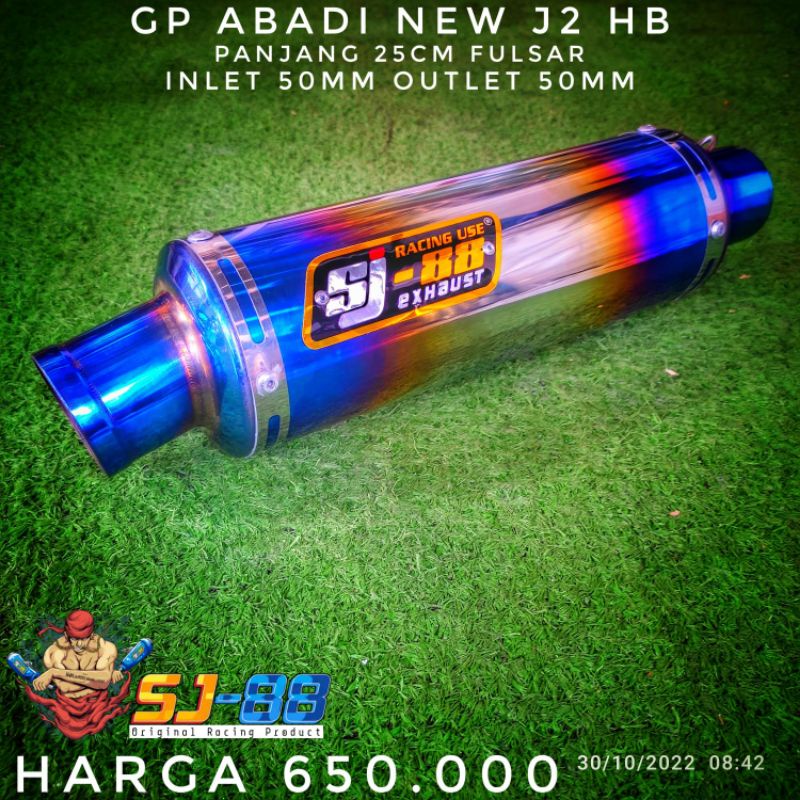 Knalpot sj88 slincer gp abadi new j2 HB