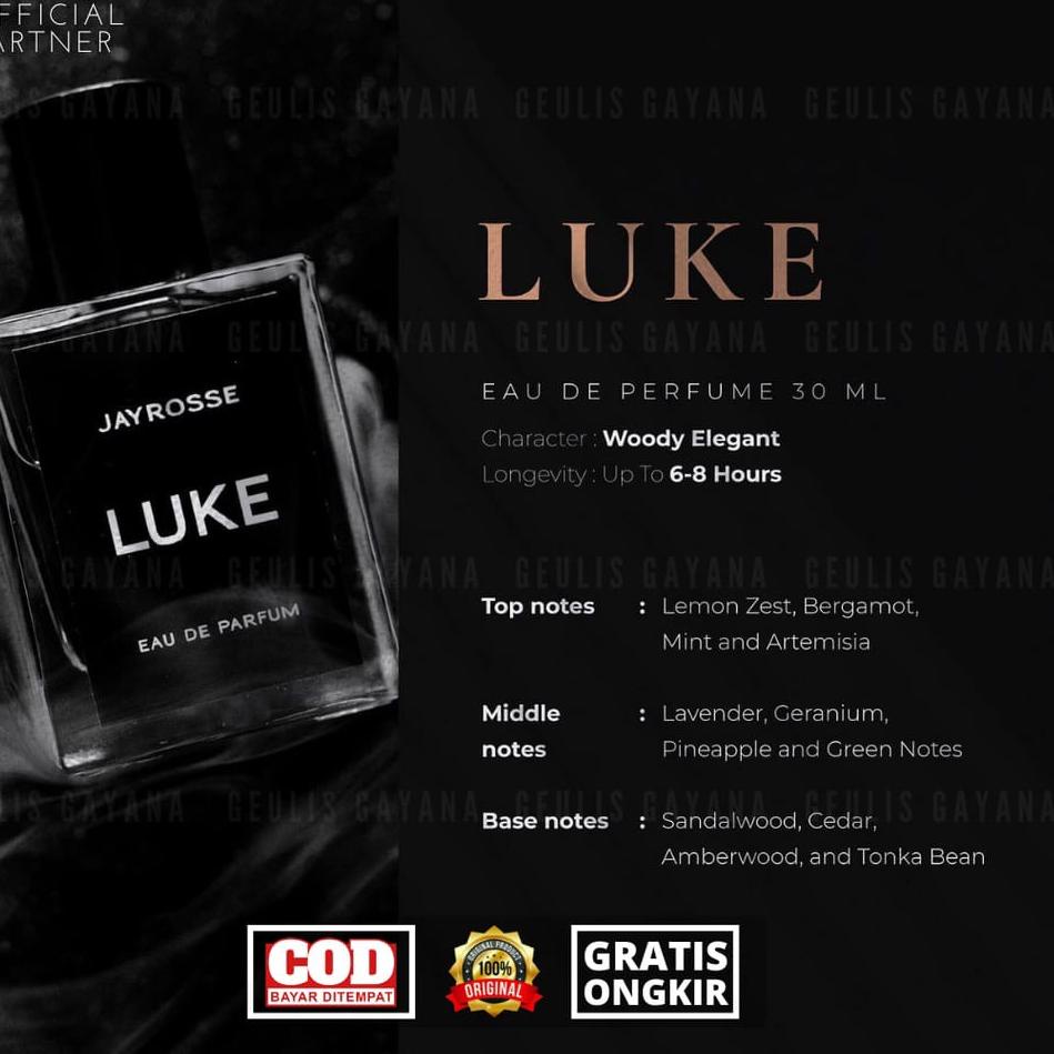 Laris WRYAT Jayrosse Perfume - Grey | Parfum Pria Rouge Grey Noah Luke Original Jayrosse 95 Dijual