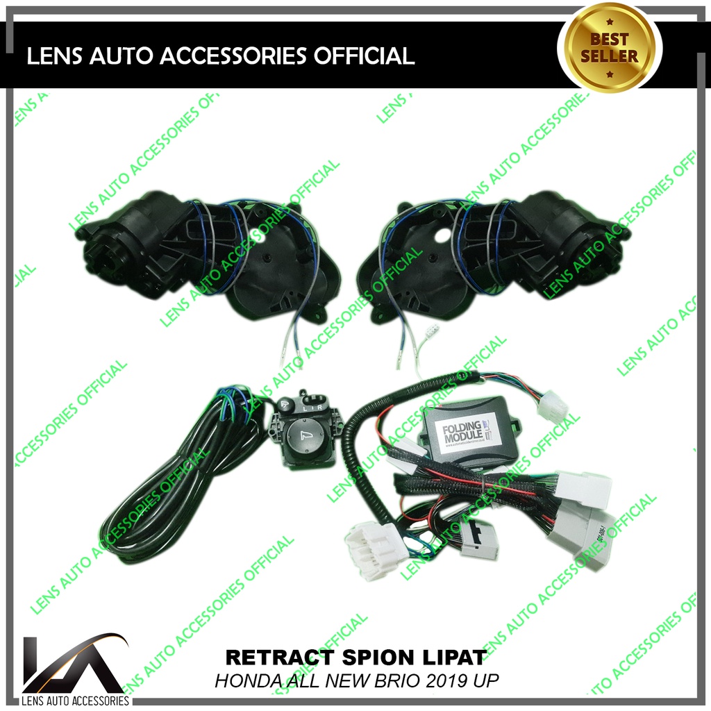 RETRACT SPION LIPAT ALL NEW BRIO 2019 UP SAKLAR ORI - MOTOR SPION LIPAT ALL NEW BRIO 2019 UP
