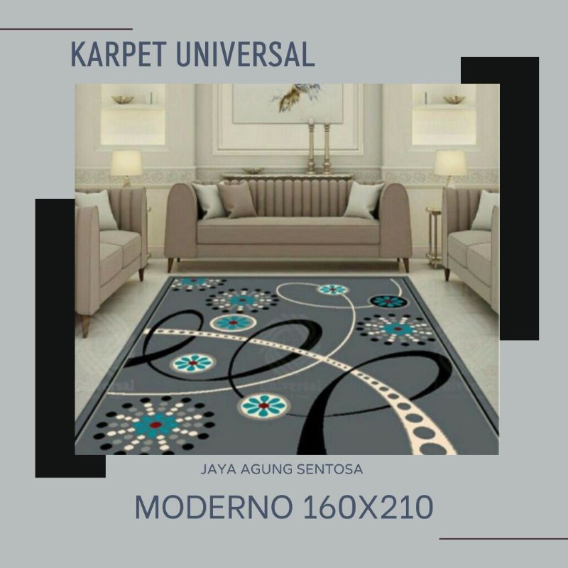 KARPET PERMADANI MODERNO LUXE - UK 160X210 - MODERNO MOMENTO MODERNO LUXE - KARPET UNIVERSAL