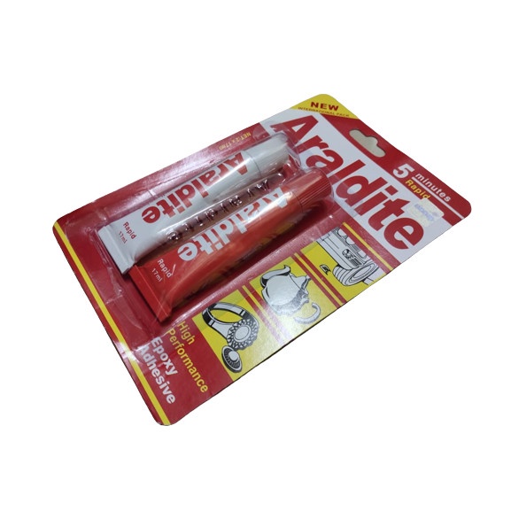 Lem Araldite Rapid/Araldite Merah Epoxy Adhesive 5 Minutes Araldit 5 Menit Rapid Resin/Lem Besi Araldite/LEM EPOXY ADHESIVE/LEM ARALDITE RAPID/ LEM 5 MENIT/ LEM BESI/LEM ARALDITE BERKUALITAS