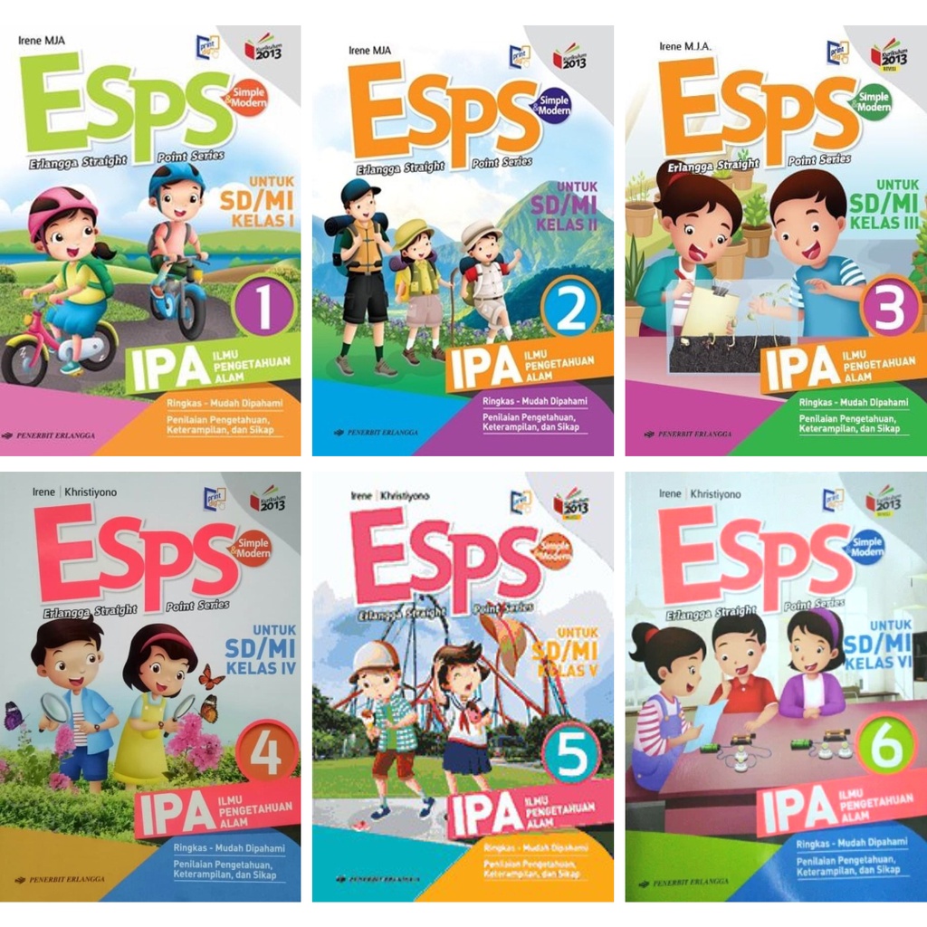 Jual Buku Siswa ESPS Simple Model IPA SD Kelas 1 S/d 6 | Shopee Indonesia