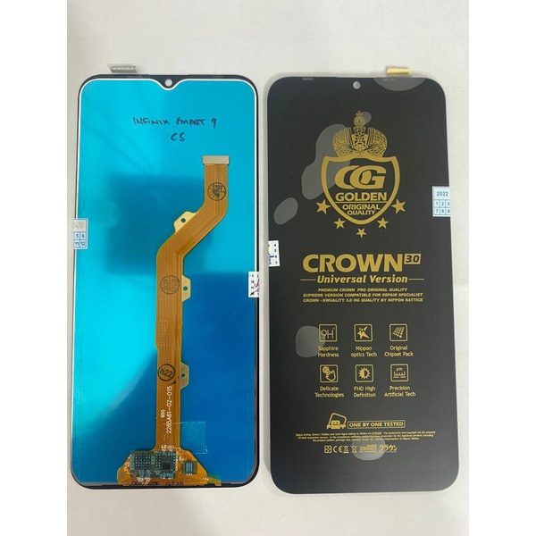 LCD INFINIX SMART 4 CROWN ORI BLACK