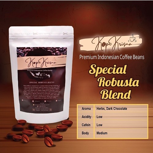

Kopikrisna Robusta Blend Premium 250 gr - Bean
