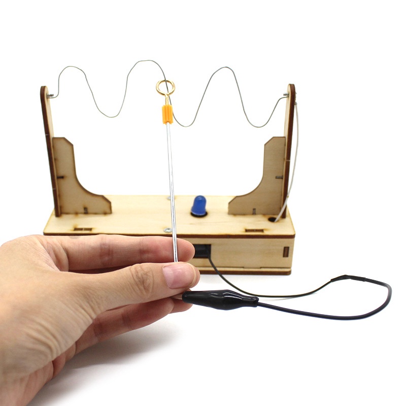 Mainan Puzzle Labirin Elektrik DIY Untuk Edukasi Konsentrasi Anak