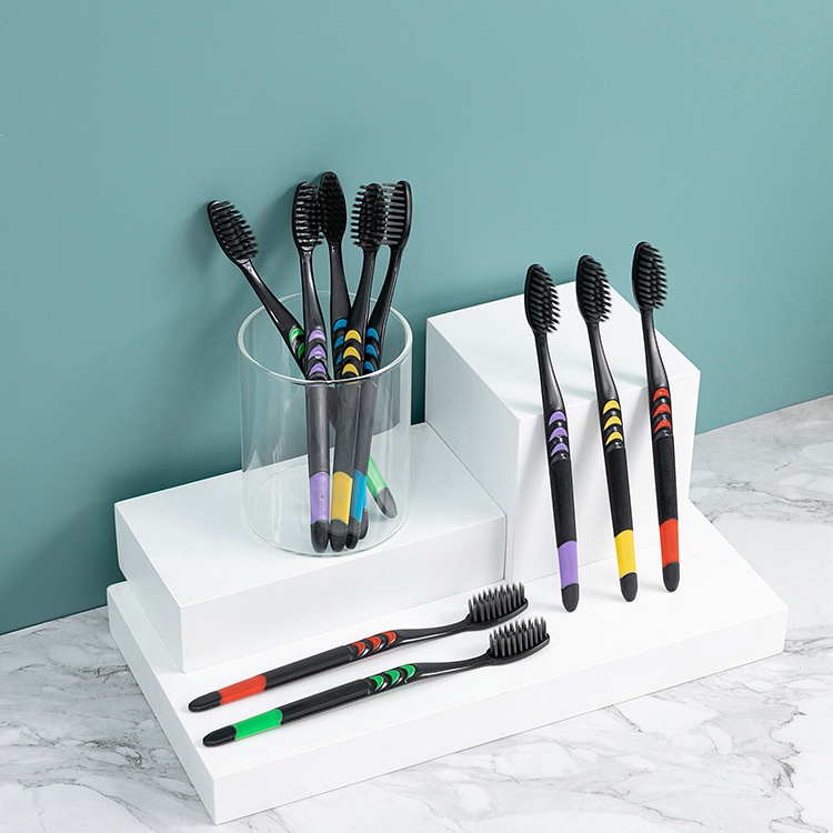 Sikat Gigi Arang Bambu Eco Friendly Travel Tooth Brush Bulu Lembut Sensitif Sensitive / Sikat Gigi Anak/ Dewasa