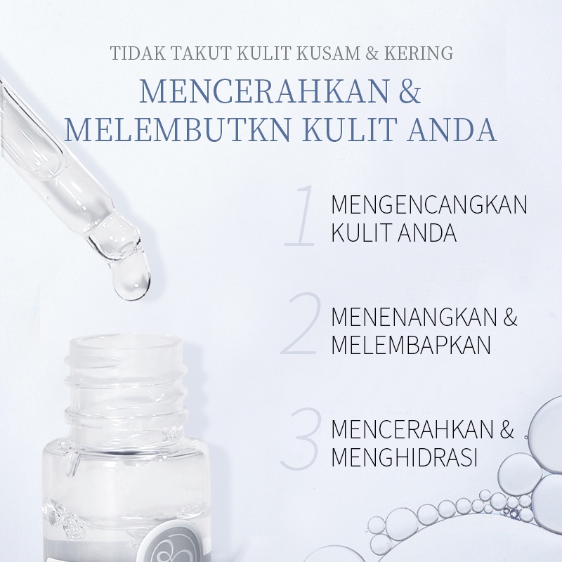 LAIKOU Niacinamide Esensial Melembapkan Mengecilkan Pori-pori Memperbaiki Anti Penuaan Menghilangkan Keriput 17ml