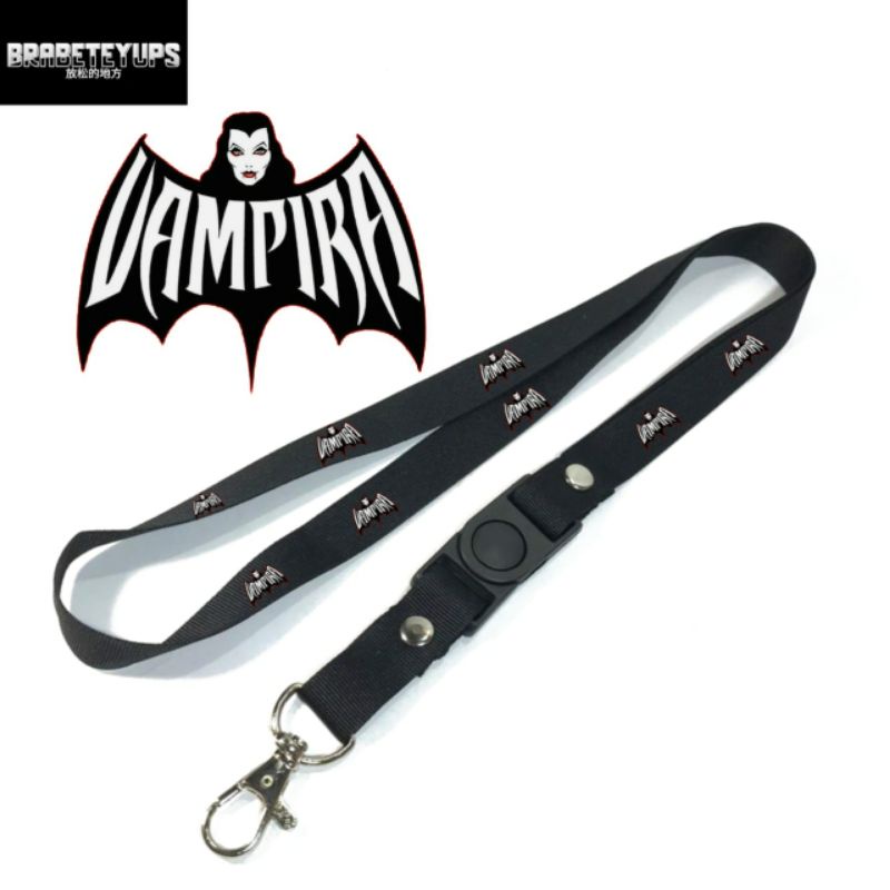 

lanyard VAMPIRA / tali lanyard gantungan leher name tag id card / pods / brand lokal