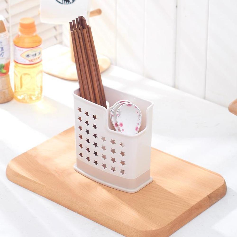 R-FLOWER Cutlery Organizer 2kisi Kotak Penyimpanan Sumpit Tempat Peralatan Masak Aksesoris Dapur Sumpit Sendok Garpu Holder