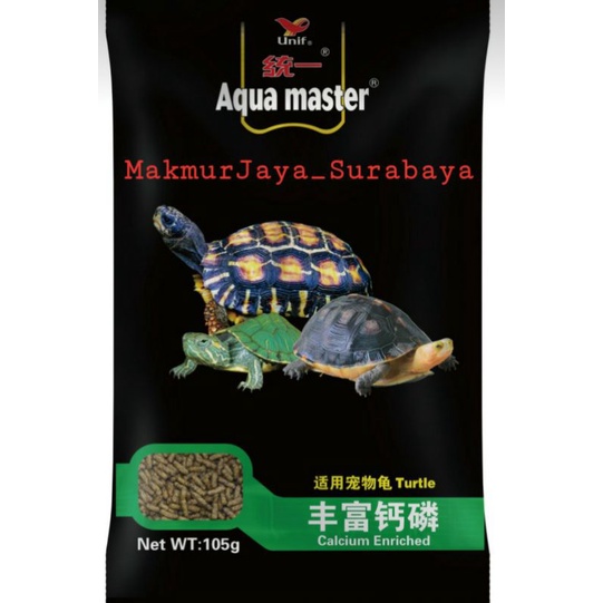 AQUA MASTER TURTLE FOOD STICKS 105 GR MAKANAN CANGKANG KUAT KURA