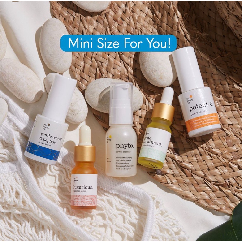 BPOM Bio Beauty Lab Gentle Retinol &amp; Peptide Potent-C Power Luxurious Acne Facial Oil Serum Phyto Power Essence