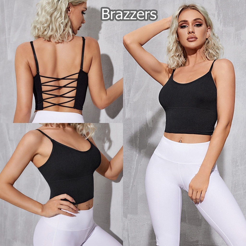 Tengtop Sport Croptop Bra Bh Tanktop Tank Top Tangtop Untuk Olahraga Gym Senam Aerobik Zumba Yoga Jo