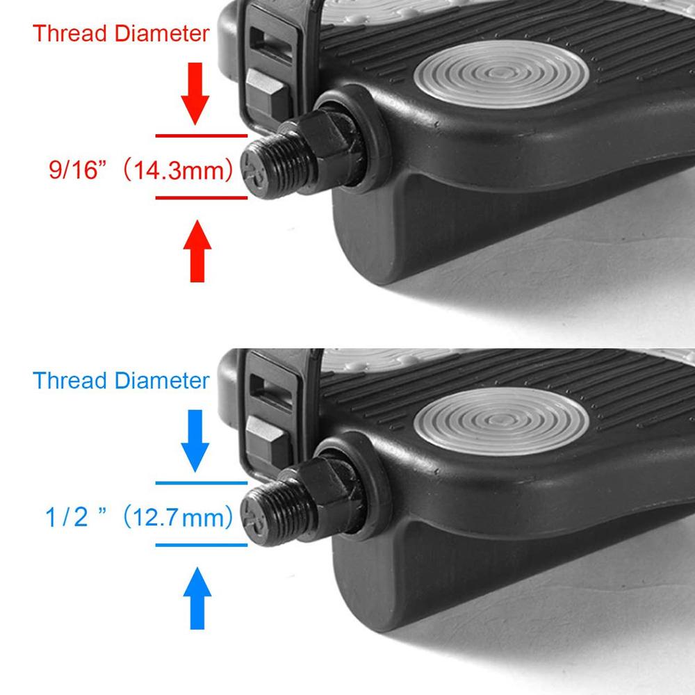 Lanfy Pedal Sepeda Latihan Tali Karet Rumah Pedal Sepeda Spindel1 /2 Non-slip Untuk Sepeda Spin