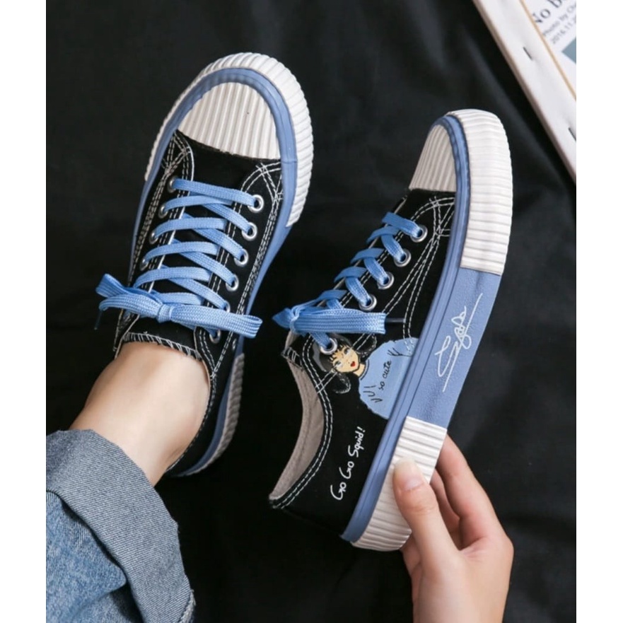 REIN SEPATU SNEAKERS WANITA AS177