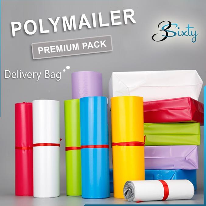 

ペ PLASTIK POLYMAILER HITAM BLACK MATE PREMIUM TEBAL Kantong Amplop Packing Olshop Warna Perekat Polimailer ヸ