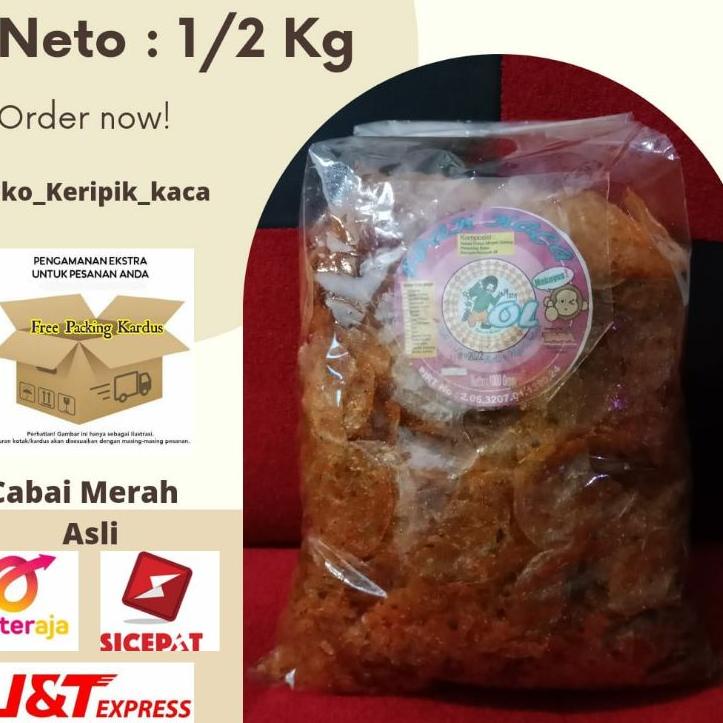 

KODEo5O9a--Keripik kaca 1/2 kg / kripik kaca pedas daun jeruk 500gr