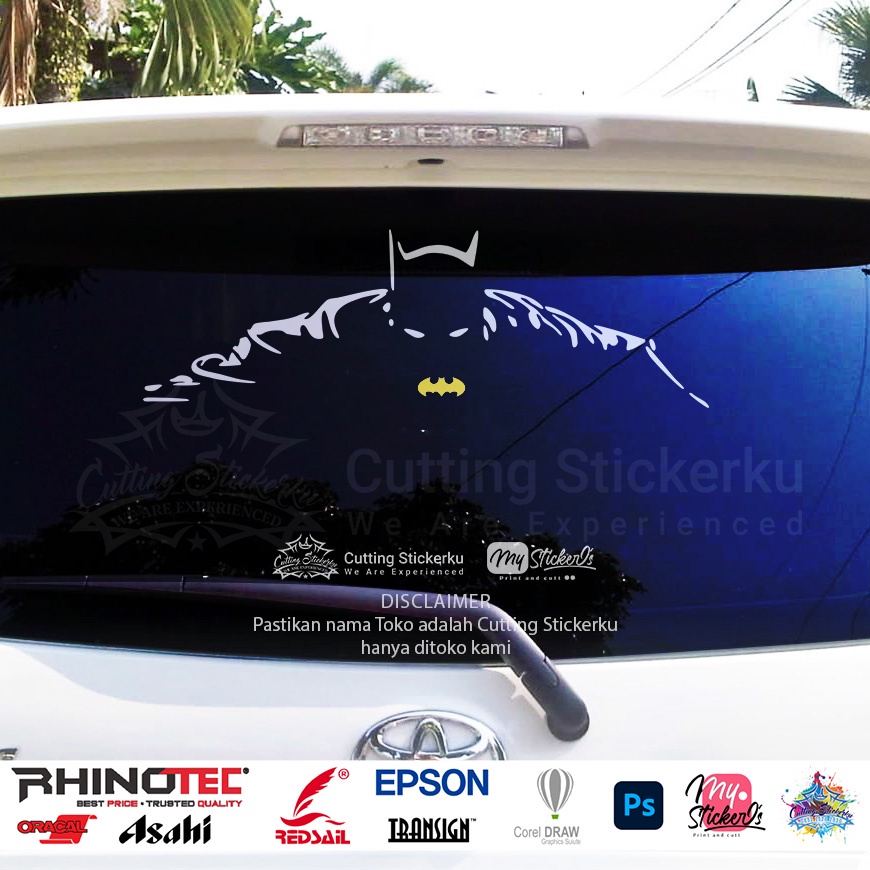 Cutting Stiker Spy Batman Variasi Motor Mobil Sticker Disney Siluet Timbul Keren Nyala Dasbor Spakbor Visor Body Kaca Helm Laptop Hologram Reflective Tahan Air Bodi Samping Scoopy Vario Beat NMAX PCX Vespa Aesthetic Justice League Windshield