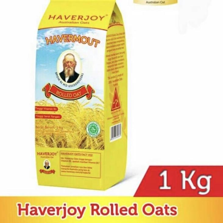 

Best--haverjoy havermout rolled oat kuning 1 kg/australian oat