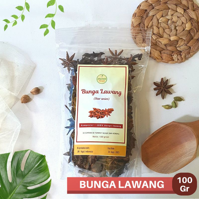 

100 Gr Pekak / Bunga Lawang / Star Anise Premium Quality