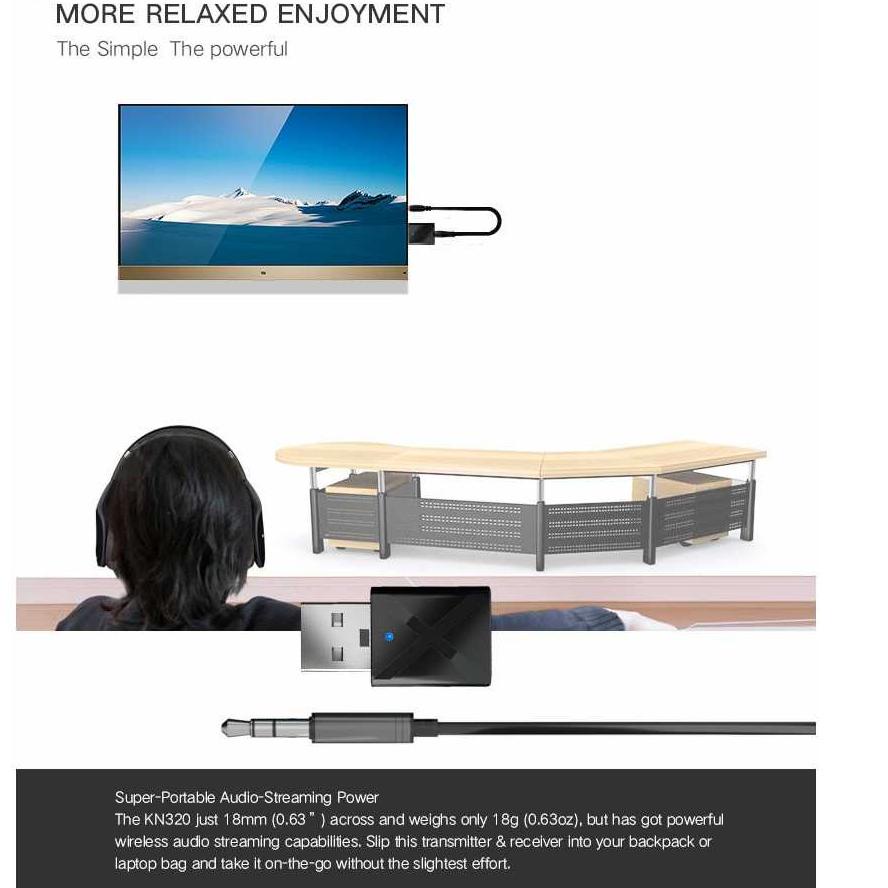 IDPp6P0--USB Dongle HiFi Audio Bluetooth Transmitter & Receiver / Usb Blutut Blututh Bluetooth Kabel