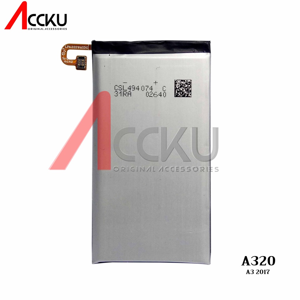 A3 2017 / EB-BA320ABEA3 2017 99%BateraiSamsungA3 2017 - EB-BA320ABEBatterySamsungA3 2019 Battery Baterai BatreSamsungEB-BA320ABE