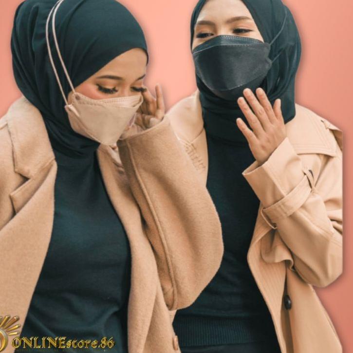 Update Masker KF94 HIJAB 4PLY ISI 50 PCS  Masker Korea Evo Headloop Duckbill ~