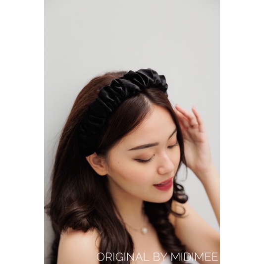 JADORE HEADBAND|BANDO SCRUNCHIE KOREA  BAHAN BLUDRU VELVET PREMIUM