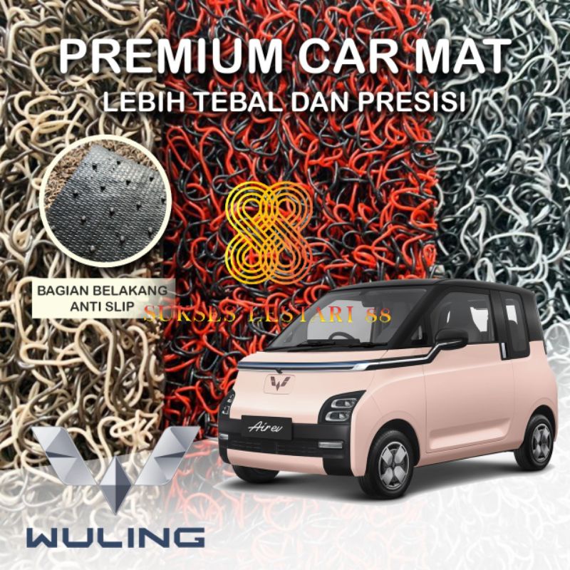 Karpet Mobil Premium WULING AIR ev Mie Bihun 2 Warna