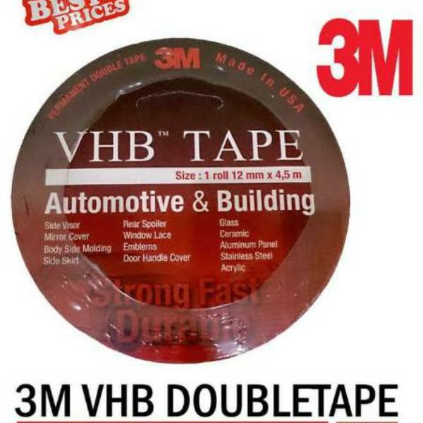 

び 3M VHB 12 DOUBLE TAPE 12 MM x 4.5 M. ORIGINAL ㊐