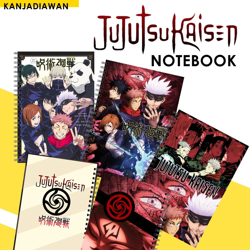 

NOTEBOOK JUJUTSU KAISEN BOOK ANIME NOTEBOOK