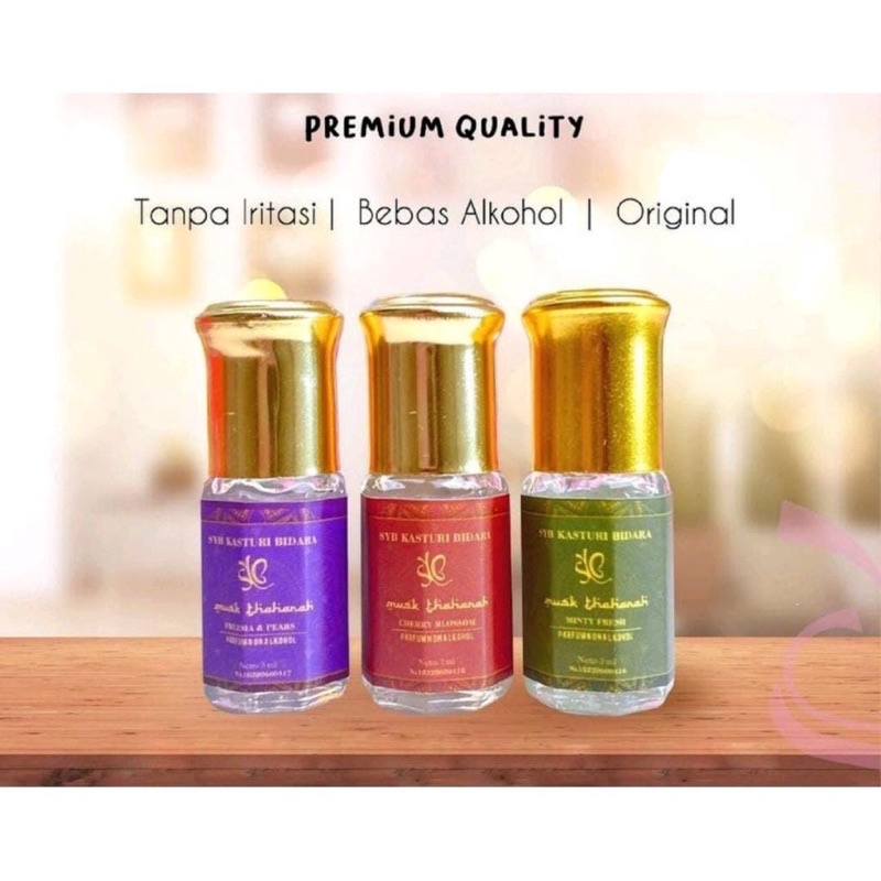 SYB Kasturi Bidara Musk Thaharah/ Parfum Pewangi Area Kewanitaan Miss V