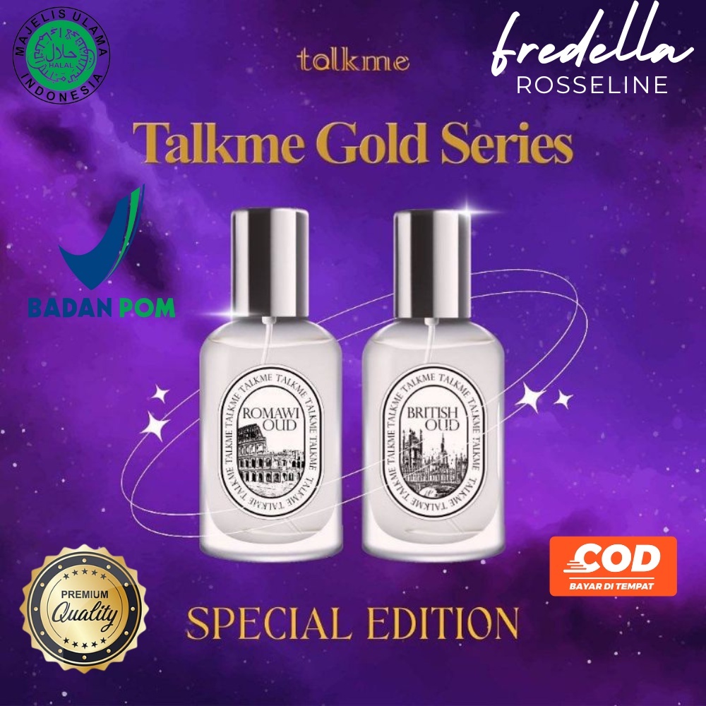 Parfum Premium Talkme Gold Series Bpom Limited Edition