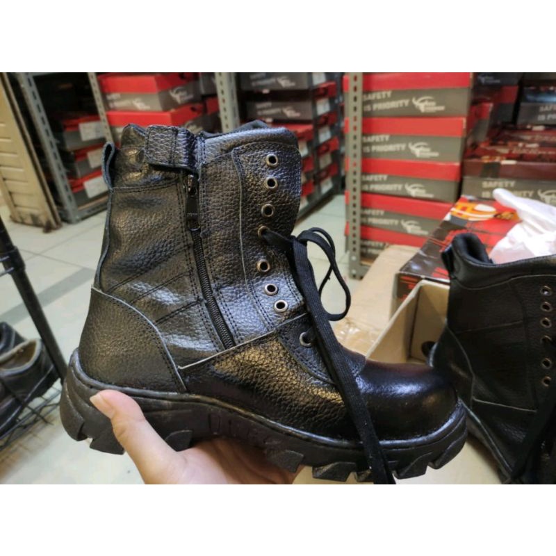 Sepatu Safety Red Parker T 187 -Sepatu Safety Cowok Red Parker T187