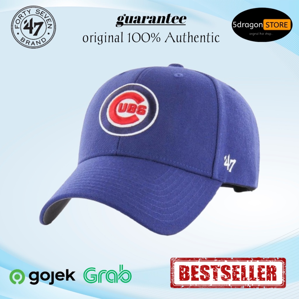 TOPI 47 BRAND ORIGINAL CHICAGO CUBS BLUE ROYAL MVP