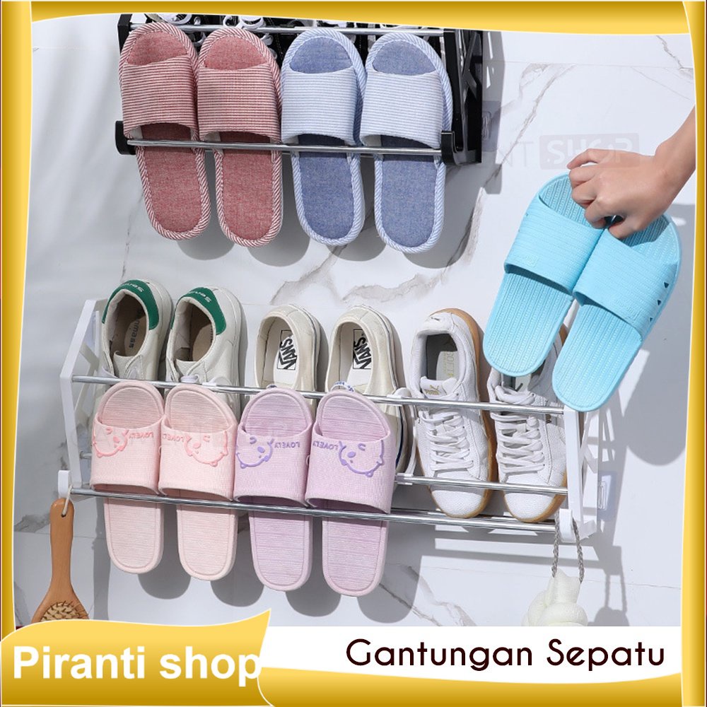 rak sepatu gantung jumbo minimalis besar plastik gantung gantung resleting gantungan sepatu rak gant