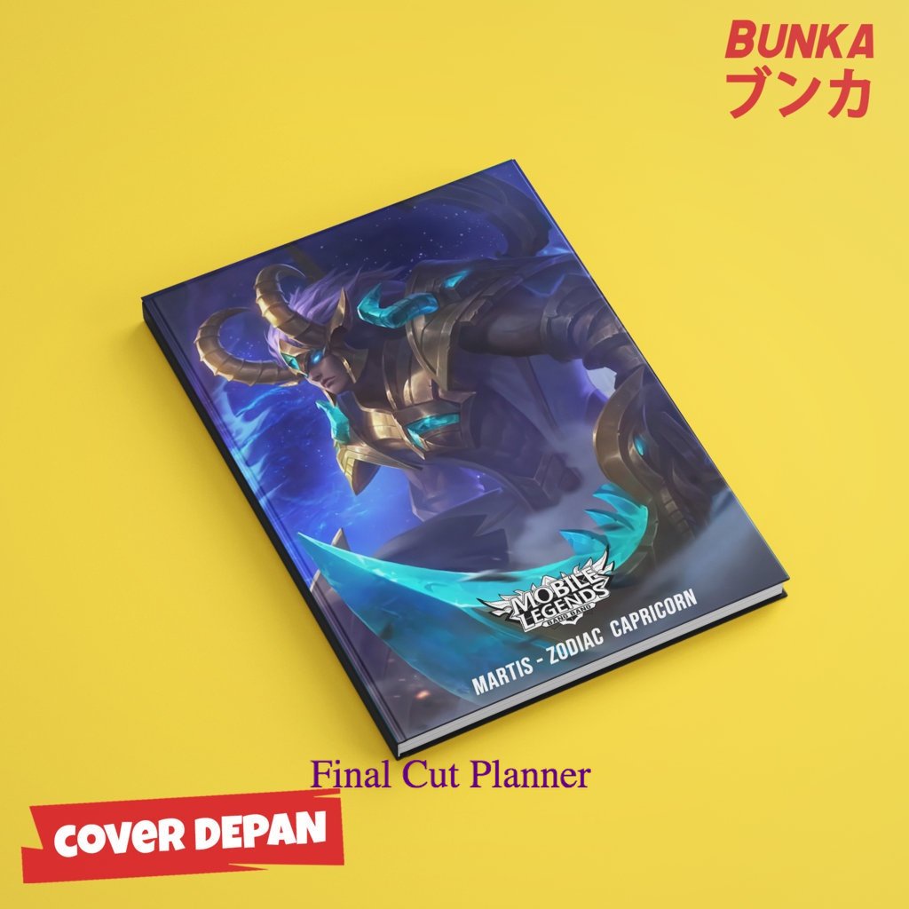

Notebook Mobile legends Martis Zodiac Capricorn Hardocover A5 Buku tulis catatan Notes Agenda planner Jurnal .