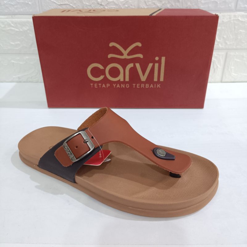 Sandal Jepit Kasual Carvil Samoa 01 M | sandal Sopan Carvil | sandal harian Carvil