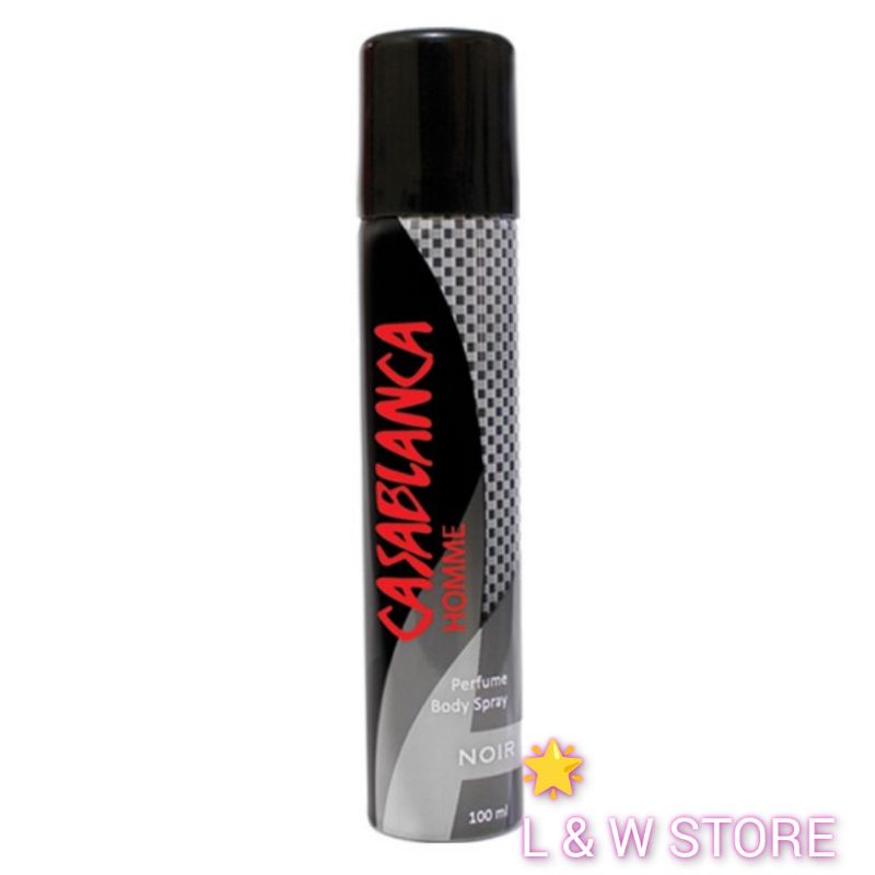 CASABLANCA Homme Perfume Body Spray Noir 100ml