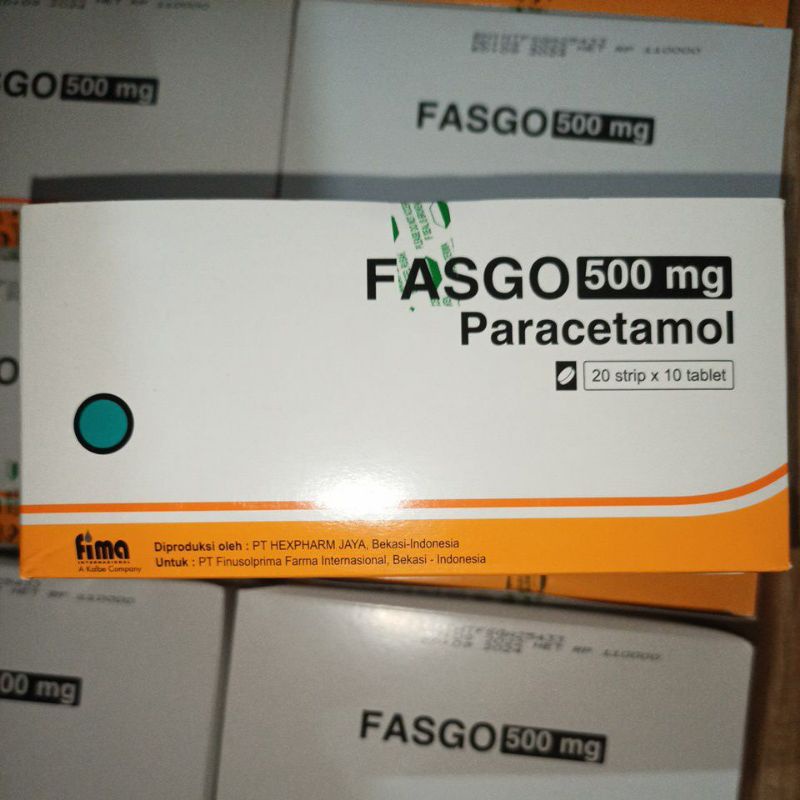 FASGO 500 mg BOX (paracetamol 500 mg)