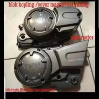 Blok block bak cover kopling kiri plus magnet kanan rxk rx king new robot